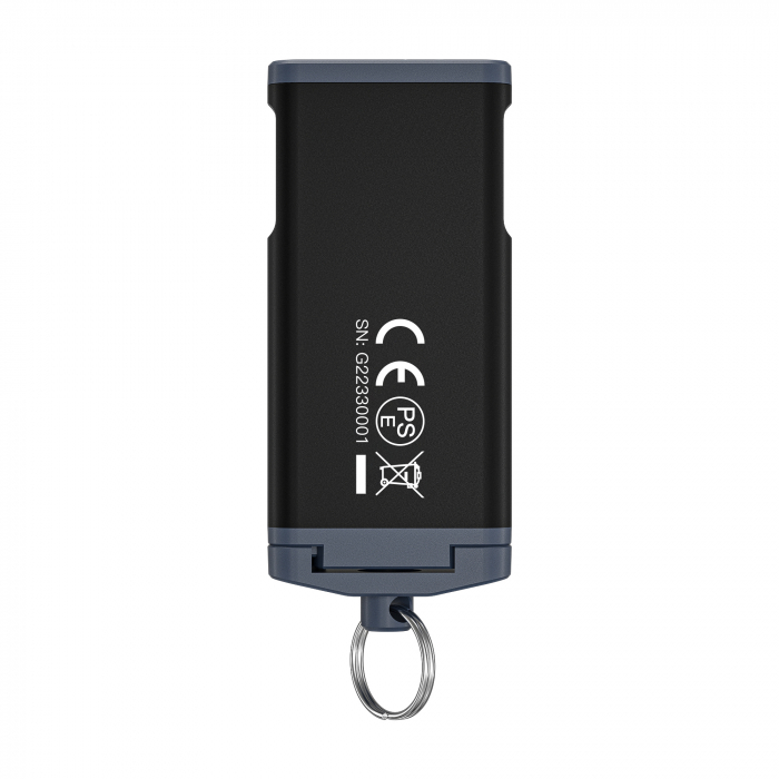 Lanterna reincarcabila tip breloc, 500 LM, culoare neagra, Wuben G2-Black [4]