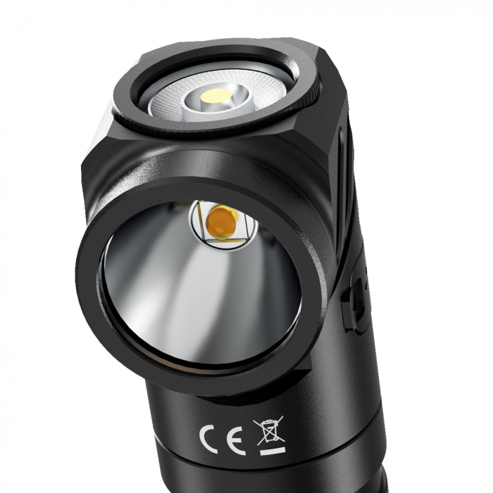 Lanterna reincarcabila cu sursa dubla de lumina, 2000 LM, cap reglabil 180 grade, led Nichia 519A, Wuben L1-Nich [5]