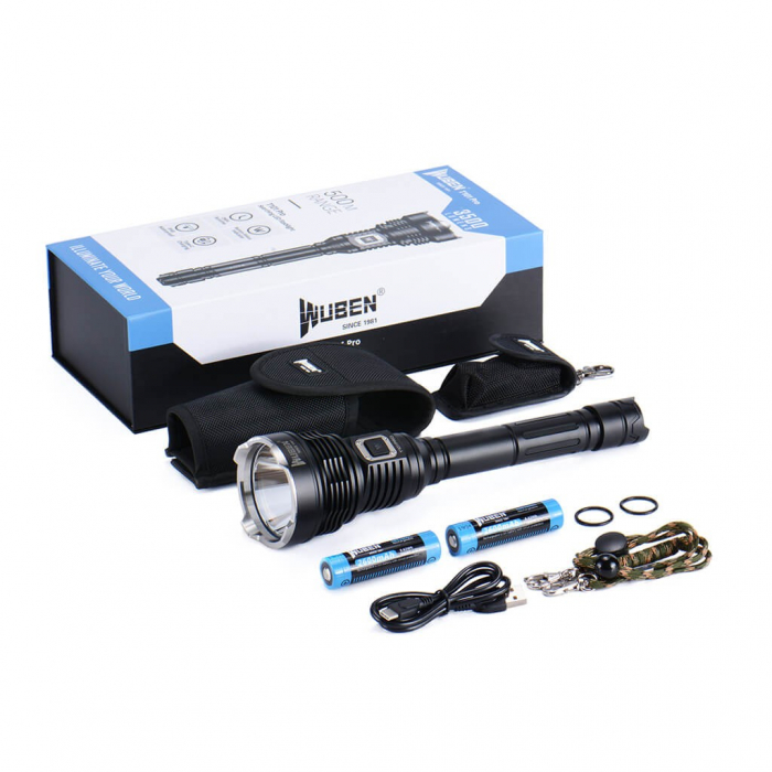 Lanterna tactica de vanatoare, reincarcabila, 3500 lumeni, Wuben T101 Pro [3]