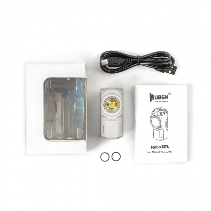 Lanterna reincarcabila EDC, 1100 LM, culoare alba, Wuben X0-White [8]