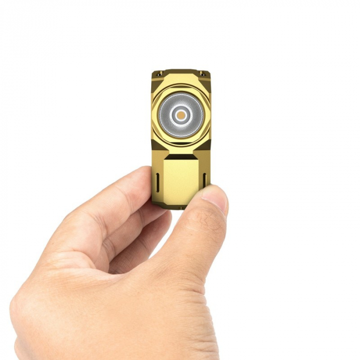 Lanterna reincarcabila EDC, 1100 LM, culoare cupru-alama, Wuben X0-Brass [2]