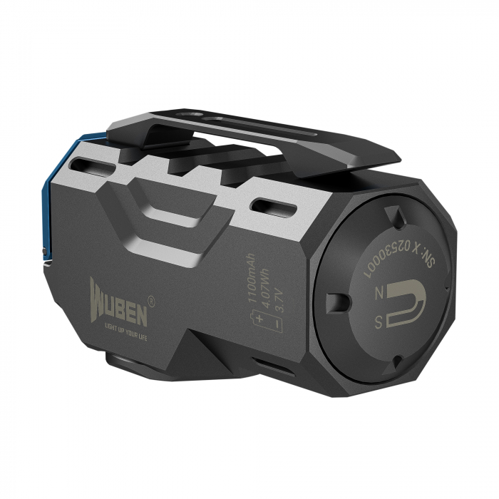 Lanterna reincarcabila EDC, 1100 LM, culoare gri, Wuben X0-Grey [4]
