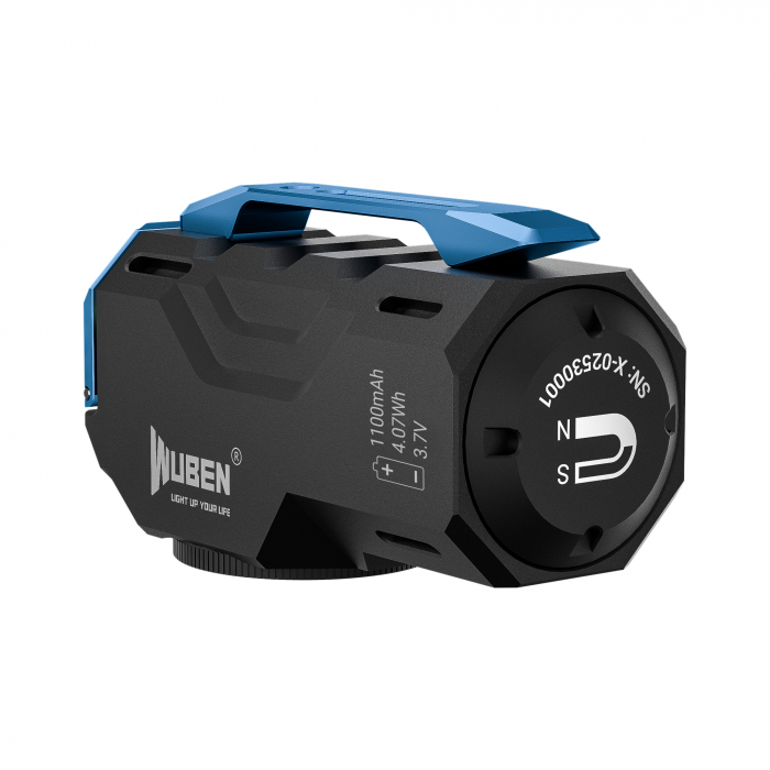 Lanterna reincarcabila EDC, 1100 LM, culoare neagra, Wuben X0-Black [4]