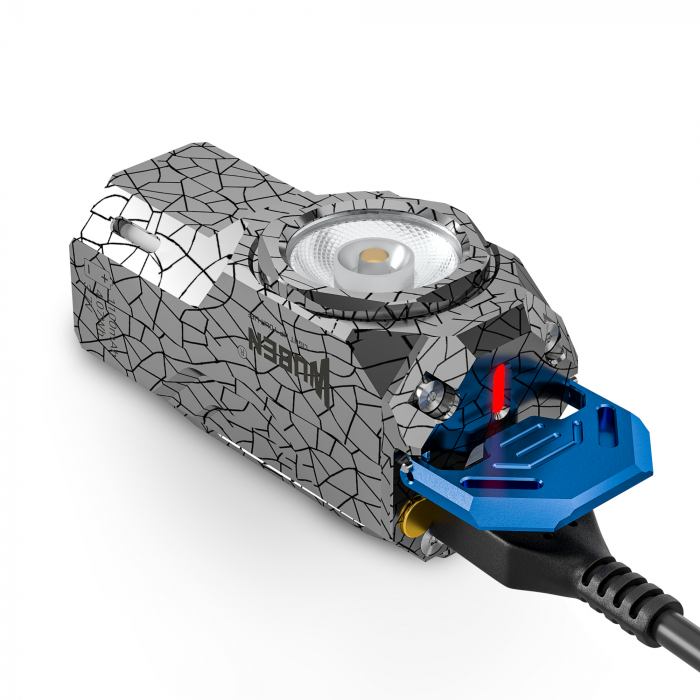 Lanterna reincarcabila EDC, 1100 LM, culoare gri crapaturi, Wuben X0-Crack [7]