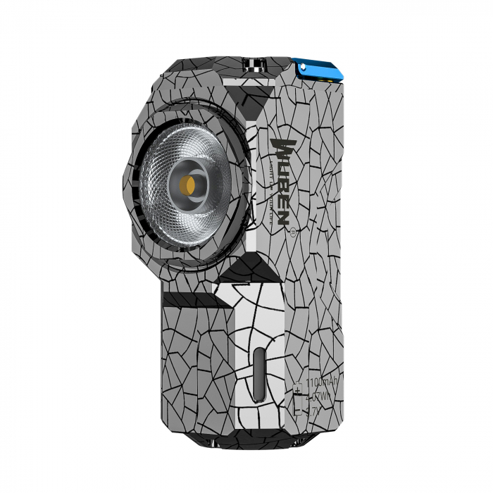 Lanterna reincarcabila EDC, 1100 LM, culoare gri crapaturi, Wuben X0-Crack [3]