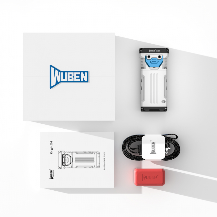 Lanterna reincarcabila EDC, 2500 LM, culoare alba, Wuben X2 [9]