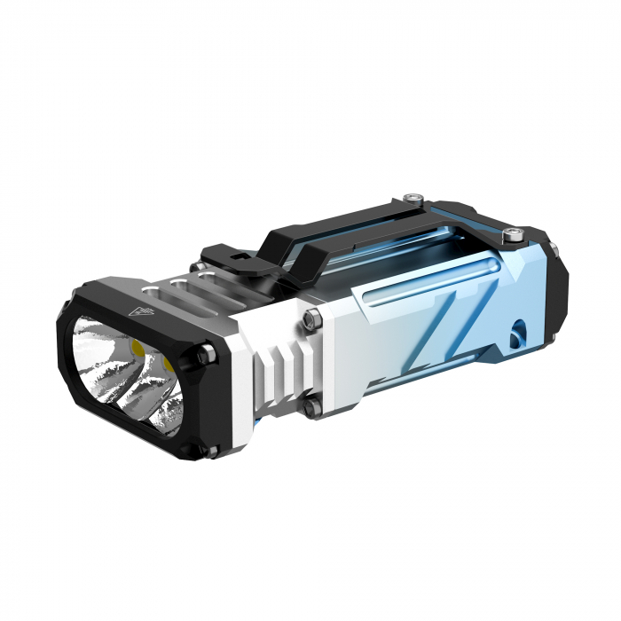 Lanterna reincarcabila EDC, 2500 LM, culoare albastru, Wuben X2 [2]