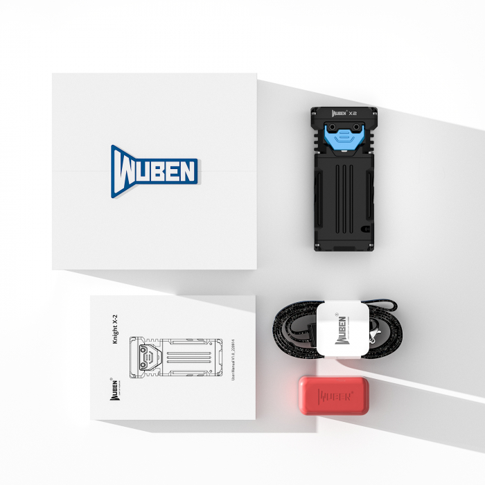 Lanterna reincarcabila EDC, 2500 LM, culoare neagra, Wuben X2 [9]