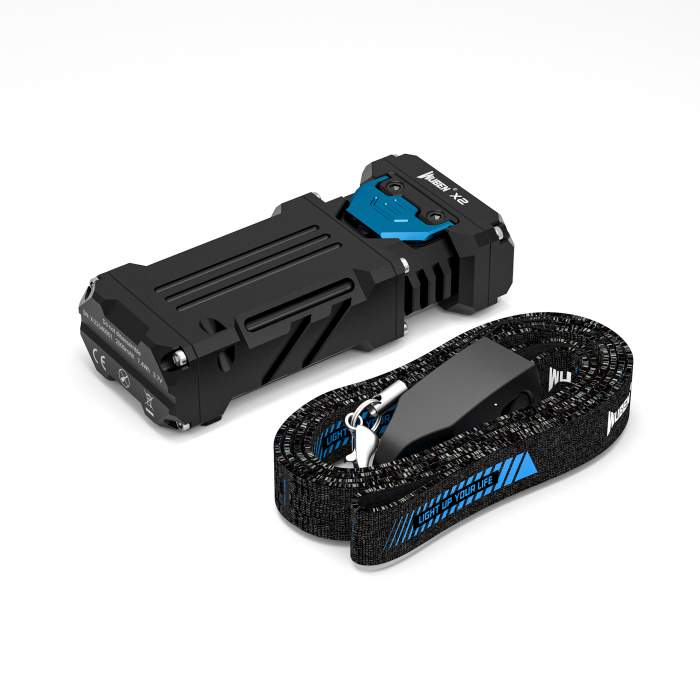 Lanterna reincarcabila EDC, 2500 LM, culoare neagra, Wuben X2 [8]