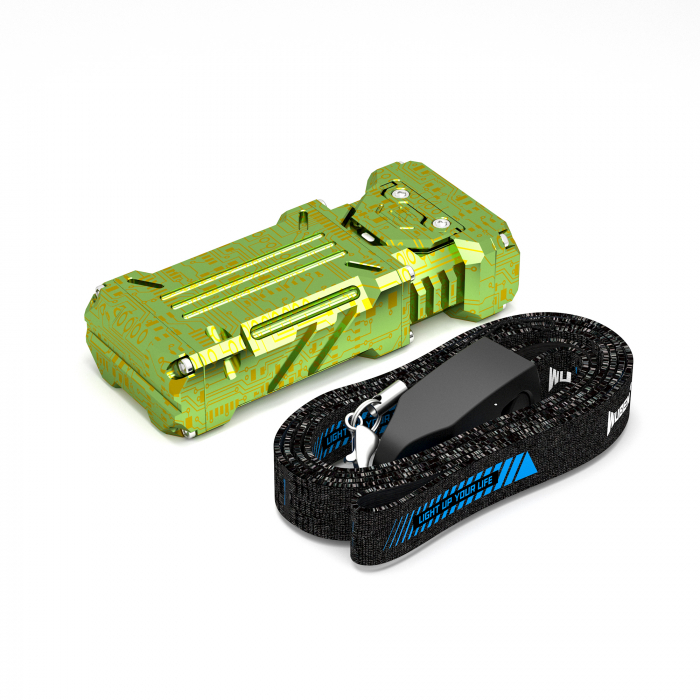 Lanterna reincarcabila EDC, 2500 LM, culoare verde, Wuben X2 [5]