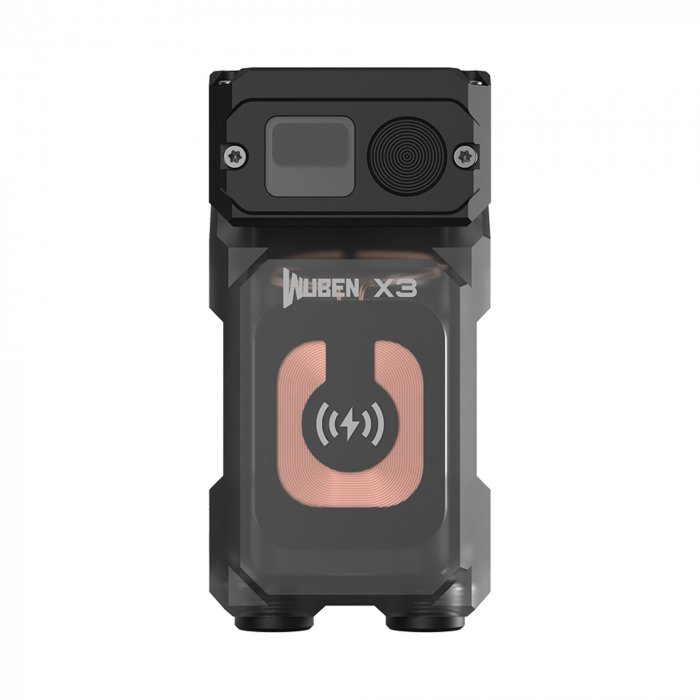 Lanterna reincarcabila EDC, 700 LM, cap reglabil 180 grade, culoare neagra, Wuben X3-Pro [3]