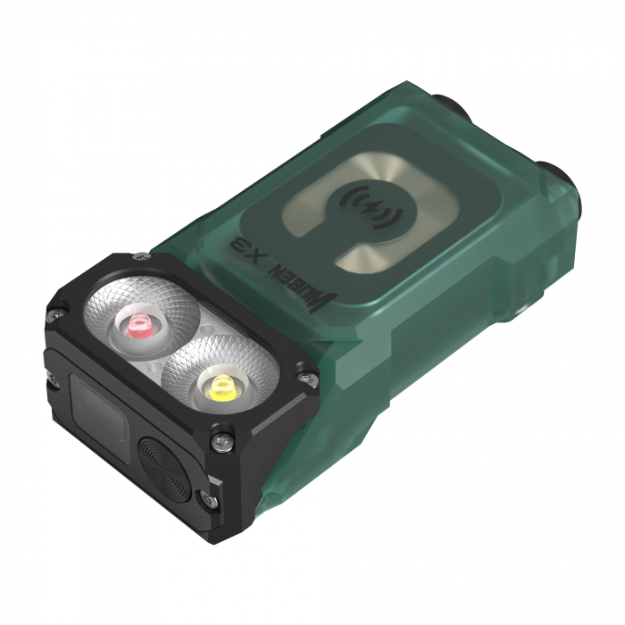 Lanterna reincarcabila EDC, 700 LM, cap reglabil 180 grade, culoare verde, Wuben X3-Pro [5]