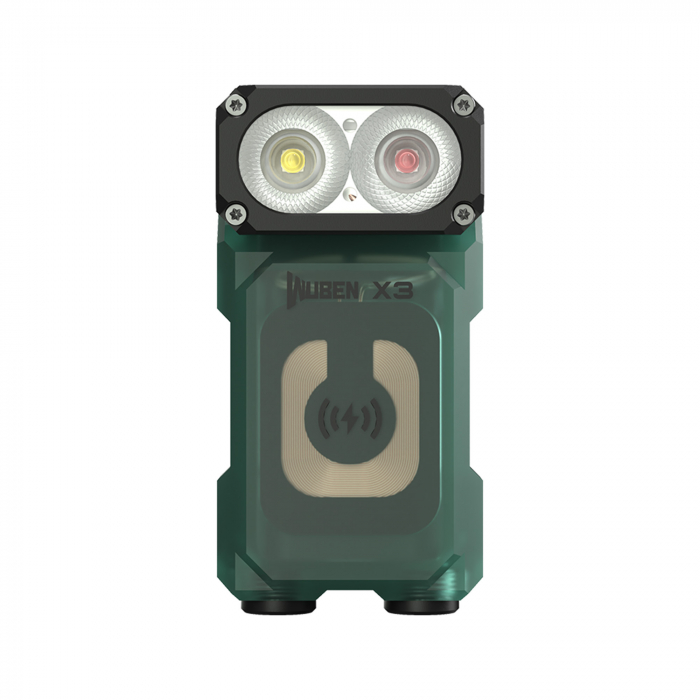 Lanterna reincarcabila EDC, 700 LM, cap reglabil 180 grade, culoare verde, Wuben X3-Pro [3]