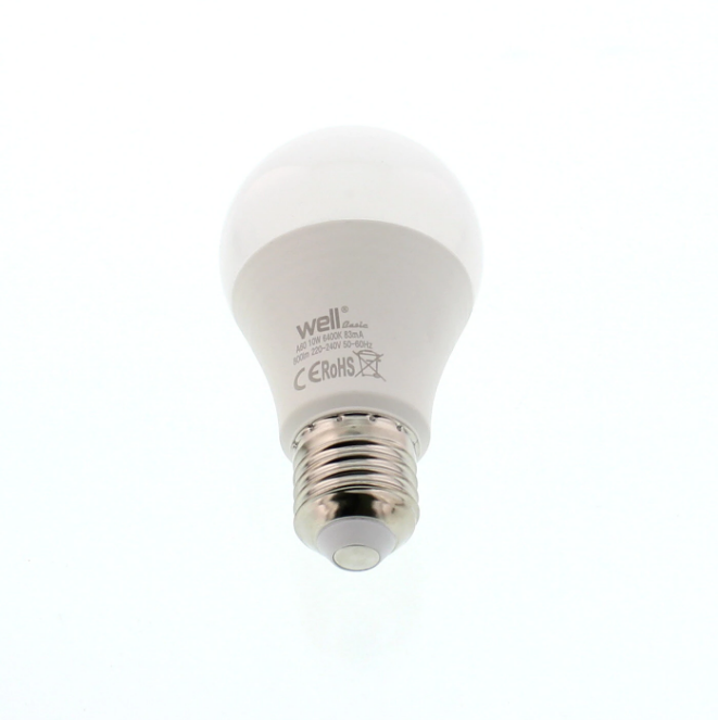 Bec cu led E27 10W 230V lumina rece Well LEDLC-A6010E27-WL [2]