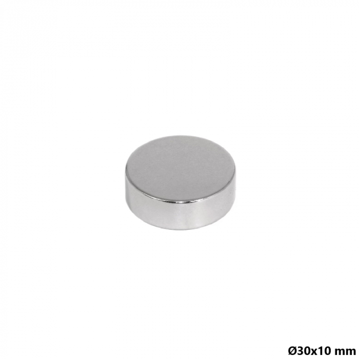 Magnet neodim 30x10 mm, disc, N35 [2]