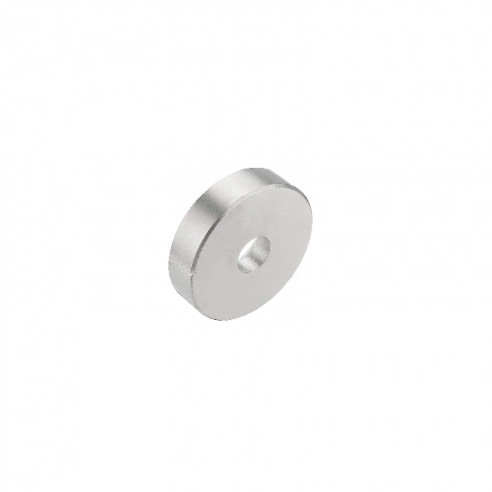 Magnet neodim 40x10 mm, gaura de 6.5 mm cu sanfren, disc, N35 [3]