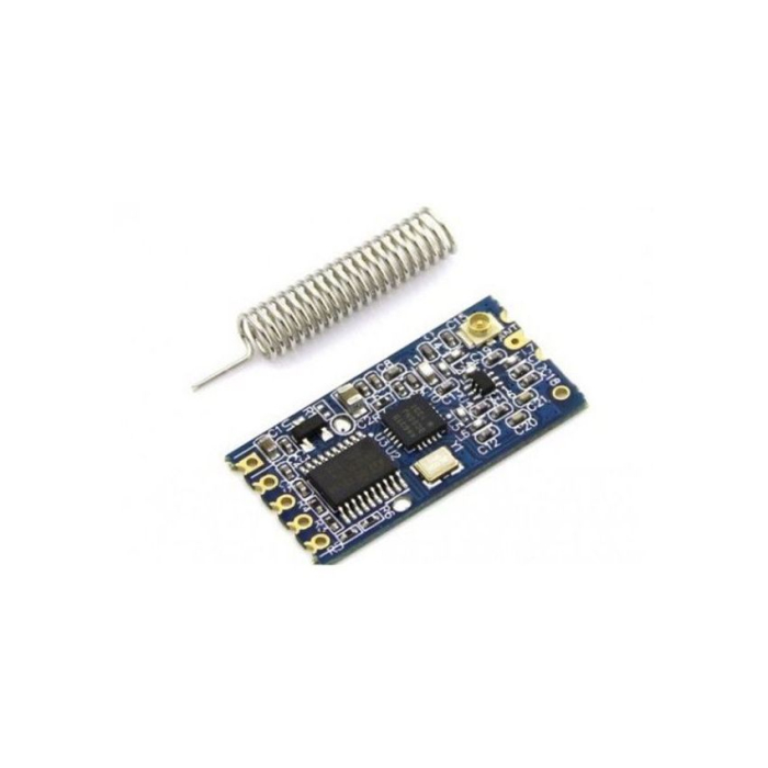 Transmitator wireless HC-12, SI4438, UART, 433 MHz, 1 km, antena spirala, compatibil Arduino si Raspberry Pi [2]