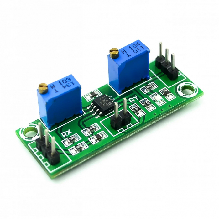 Amplificator operational pentru semnale slabe cu doua trepte LM358 OKY427-10 [2]