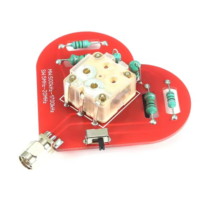 Antena magnetica 3 axe, MW 500KHz-1700KHz, SW 5MHz-20MHz, PCB, nedirectionala, receptie radio [1]
