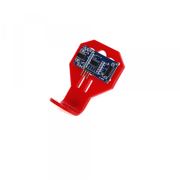 Suport fixare senzor ultrasonic din plastic rosu HC-SR04 OKY0011 [2]