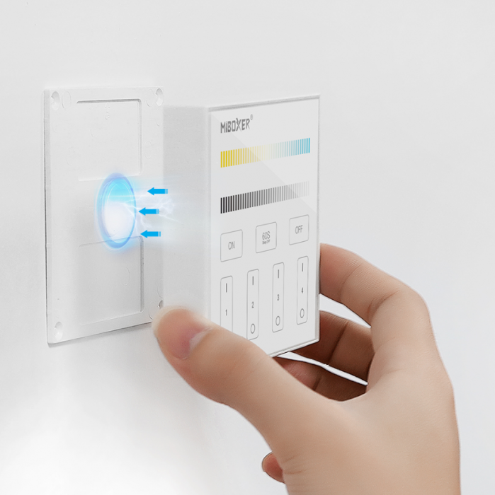 Miboxer B2 Telecomanda Panou 4 zone Dual White, Alb [2]