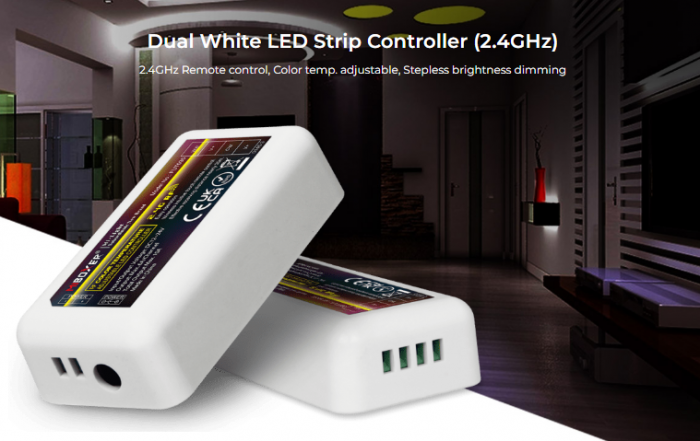 Controller Dimmer Led Dual White, 2.4GHz RF, 12-24VDC Miboxer FUT035 [4]
