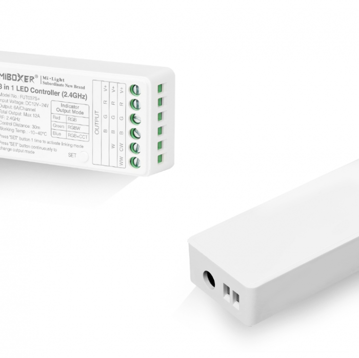 Controller Dimmer Led RGB/RGBW/RGB+CCT, 2.4Ghz, 12-24VDC MiBoxer FUT037S+ [2]