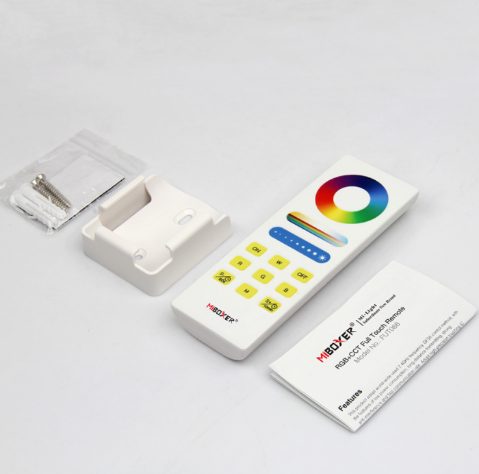Telecomanda touchscreen Led RGB,RGBW RGB+CCT, Miboxer FUT088 [3]