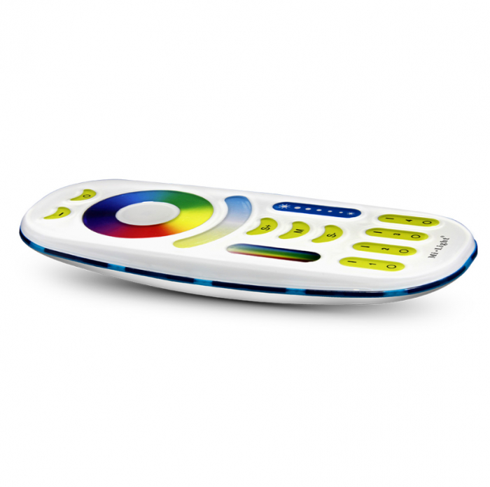 Telecomanda 2.4GHz Miboxer, FUT092, 4-zone RGB, RGBW, RGB+CCT, Alb [2]