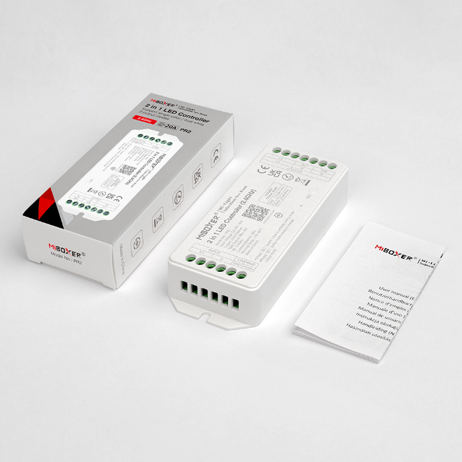 Controller Dimmer Led Monocolor/Dual White, RF 2.4GHz, 12-48VDC MiBoxer PR2 [2]