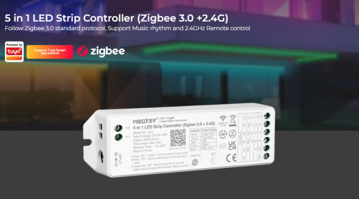 Controller Dimmer Led Zigbee 3.0, 12-48VDC MiBoxer ZL5 [3]