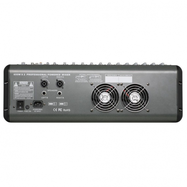 Mixer cu amplificator 8 canale 860D, 2 x 650W [3]