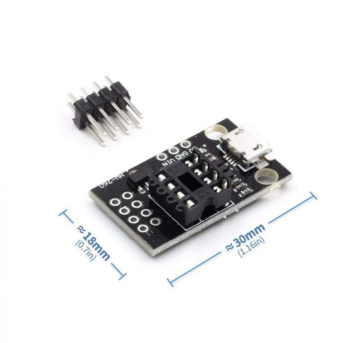 Modul adaptor Attiny IC8 la micro USB fara microcontroler OKY2024-2 [4]