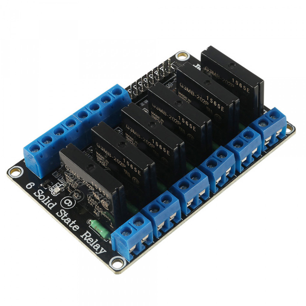 Modul cu 6 relee SSR 5v tensiune comanda low level max.240V 2A OKY3043-1 [6]