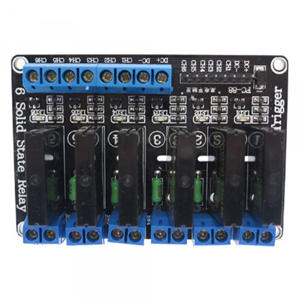 Modul cu 6 relee SSR 5v tensiune comanda low level max.240V 2A OKY3043-1 [2]