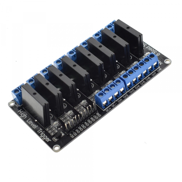 Modul cu 8 relee SSR 5v tensiune comanda low level max.240V 2A OKY3044 [4]