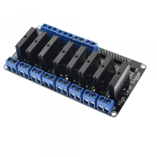 Modul cu 8 relee SSR 5v tensiune comanda low level max.240V 2A OKY3044 [2]