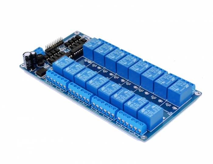 Modul de comanda cu 16 relee la 12V cu optocuplor OKY3016 [6]