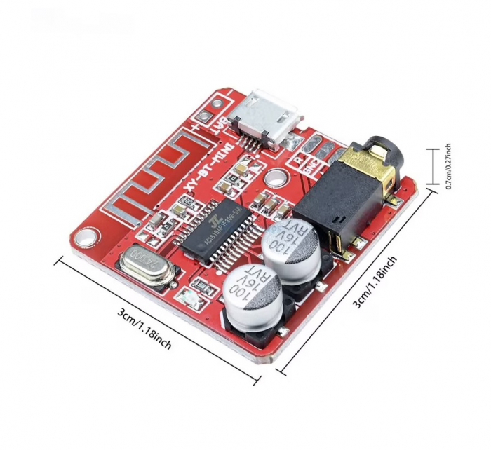 Modul decodor MP3 XY-BT-Mini BT 5.0 OKY3165-0 [3]