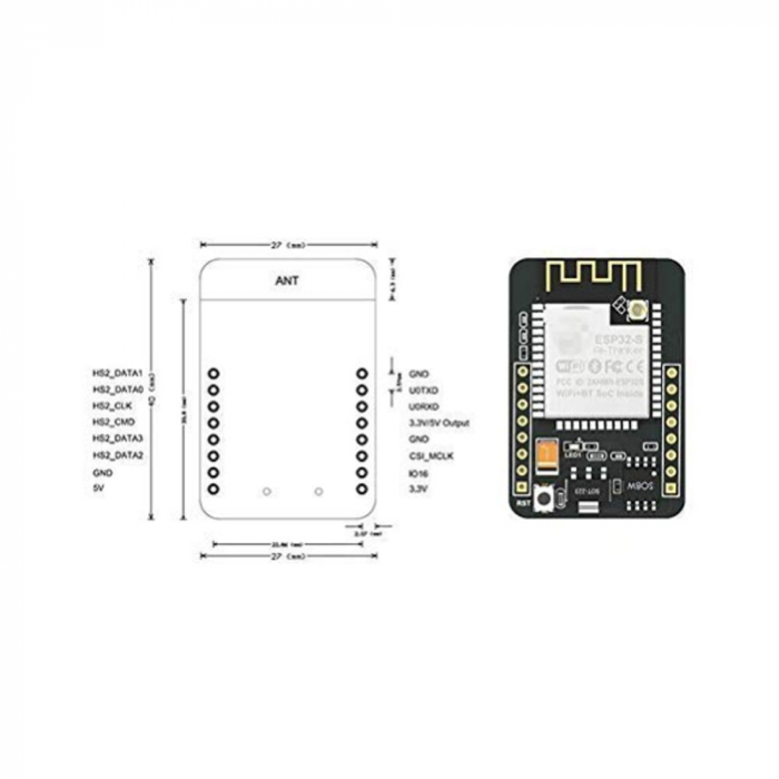 Modul ESP32 CAM WiFi BT OV2640 OKY2253-4 [4]
