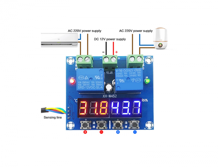 Modul masura temperatura si umiditate cu relee OKY3065-10 [5]