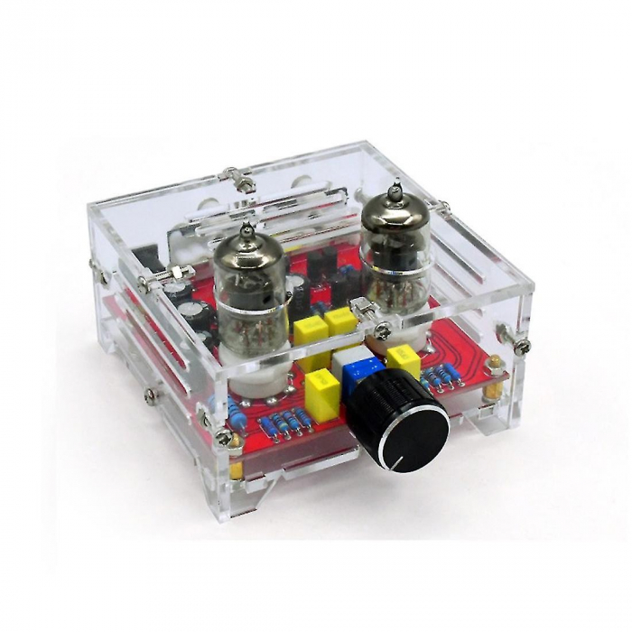 Modul preamplificator audio, stereo cu tuburi electronice, 6J1 OKN514-16 [2]