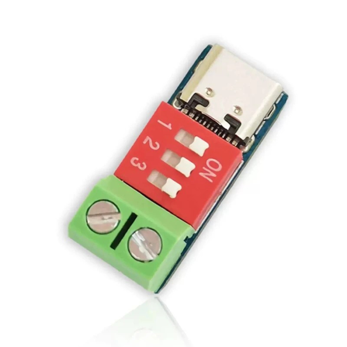 Placa USB-C PD Trigger, selectie tensiune 5-20V, comutator DIP si borne cu surub (OKYNL0103) [2]