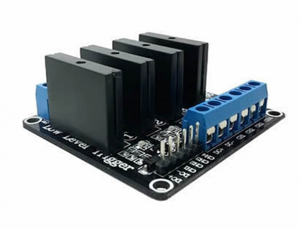 Modul cu 4 relee SSR 5v tensiune comanda low level max.240V 2A OKY3043 [6]