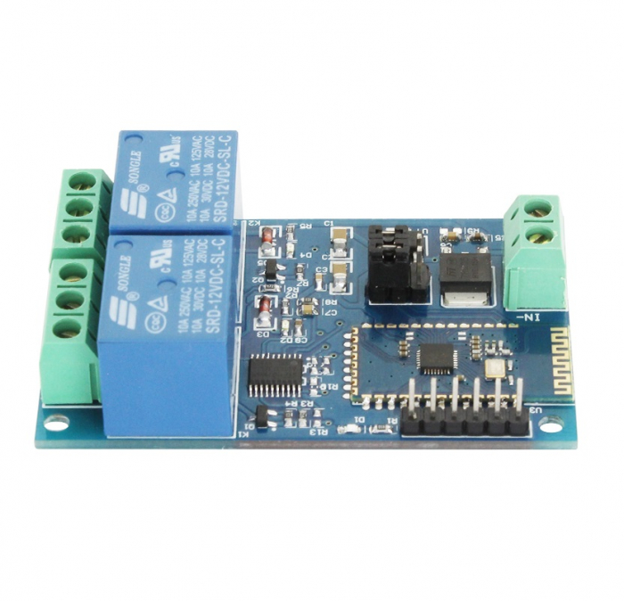 Modul releu 12v cu 2 canale si bluetooth OKY3036-1-12 [2]