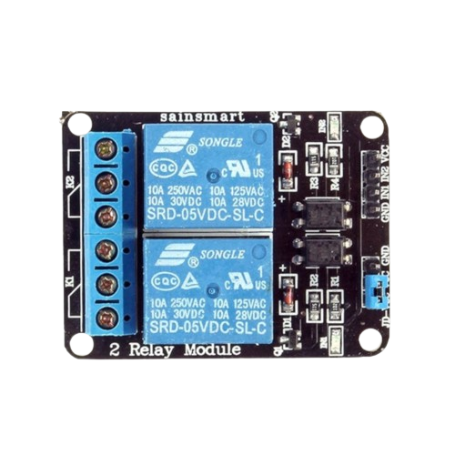 Modul cu 2 relee 5V comanda prin optocuplor OKY3012/5V [4]