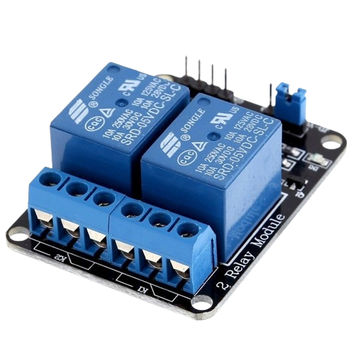Modul cu 2 relee 5V comanda prin optocuplor OKY3012/5V [2]