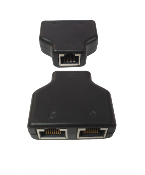 Network splitter - distribuitor retea 2xRJ45 prin cablu UTP/FTP [3]