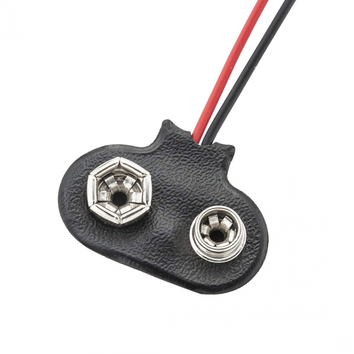Conector baterie 9v cu cleme tip crocodil OKY0259-2 [2]