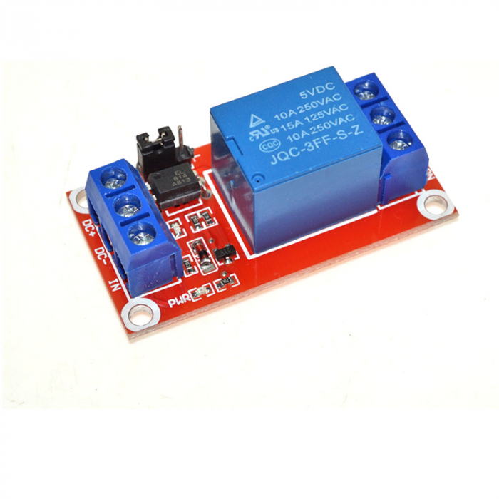 Modul cu 1 releu 5V High/Low level cu optocuplor OKY3011-2-5V [6]